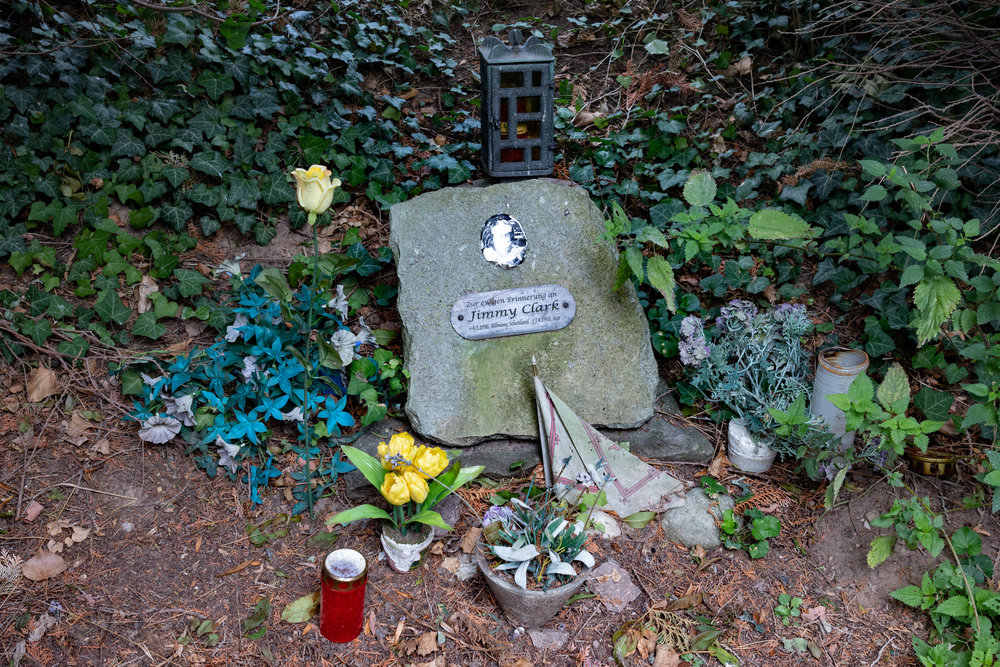 Jim Clark: A quest to find the original memorial at Hockenheimring -  Macfilos
