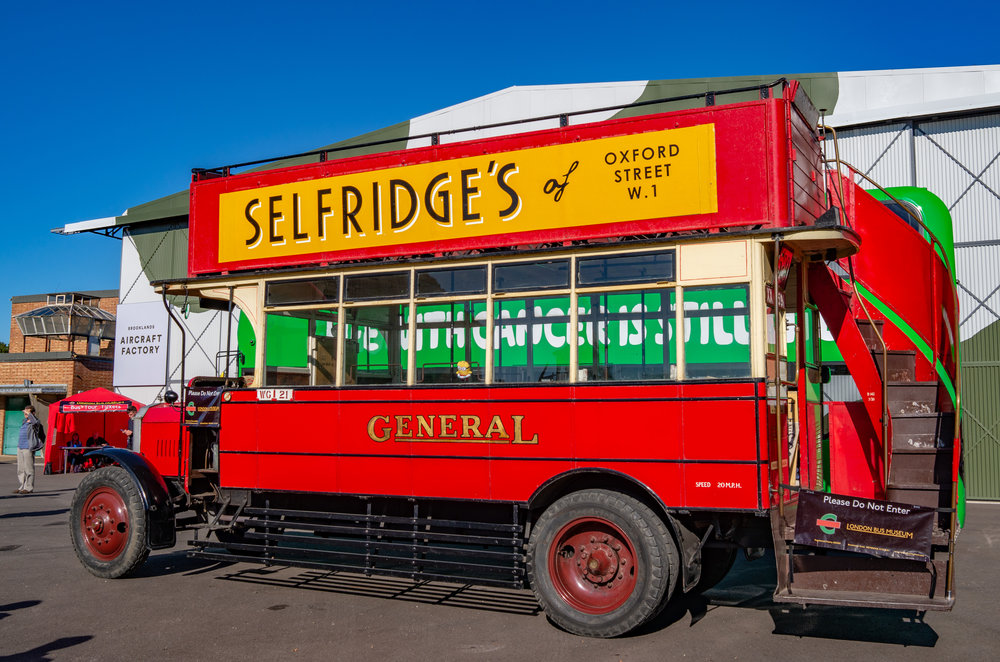 Mr. Selfridge: 1922 London General omnibus by made by Leyland (Leica X2)