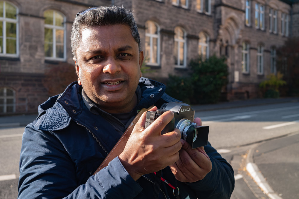 Kannan Palanisamy from Copenhagen with his SL and new 28mm f/5.6 Summaron