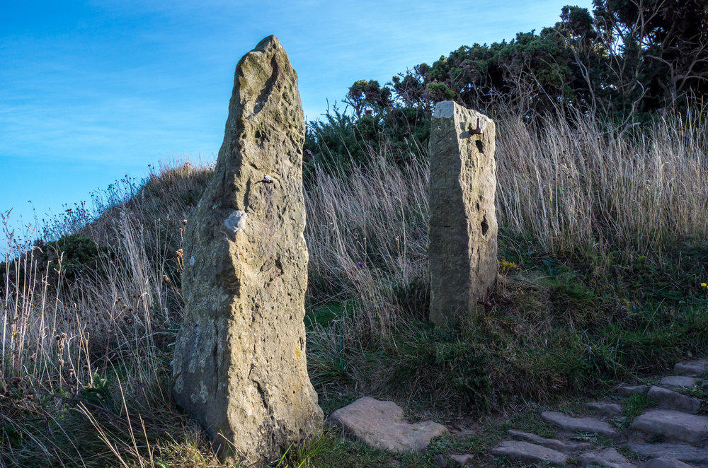 The Gate to nowhere - this gate actually leads to the cliff top