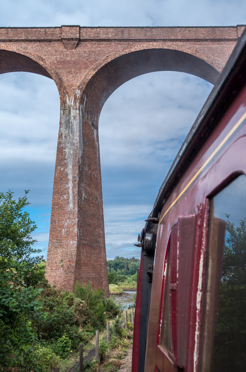   The view of Larpool from the North York Moors Railway.  