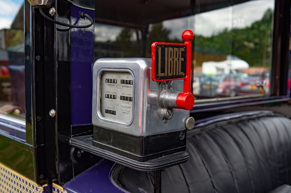   Harking back to simpler days, all analogue controls and a minimum of digital frills — veteran Paris taxi shot with Leica’s veteran X2  