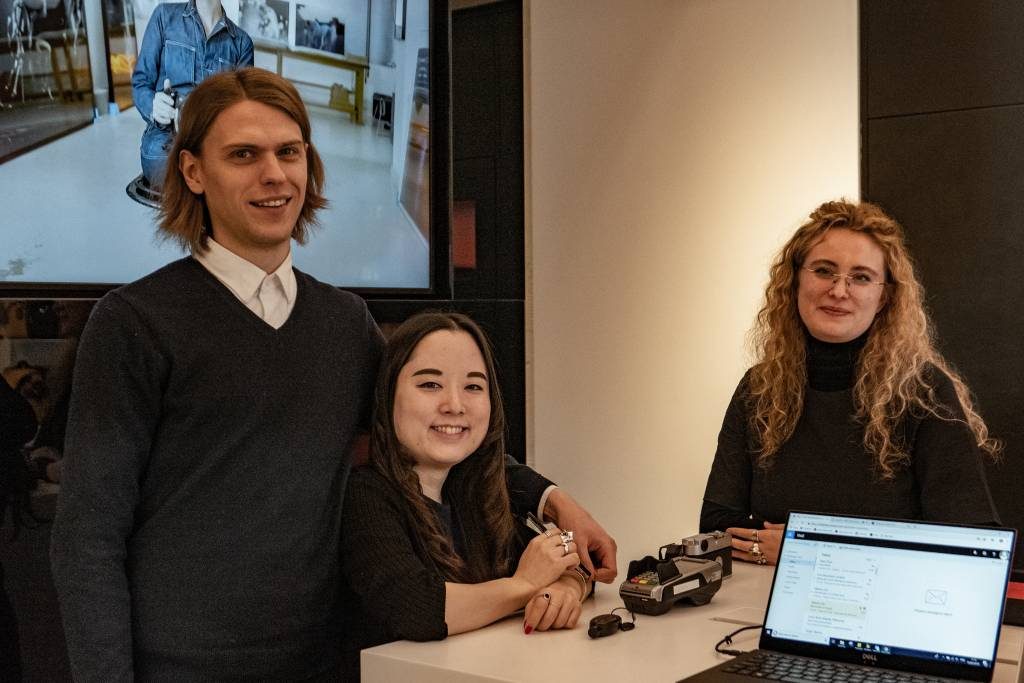 staff at Leica Store London