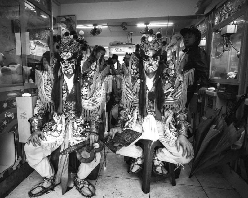 Demon’s Taking Shelter from the Rain. Taken with Leica MD Typ-262 and Distagon 18mm (cropped)