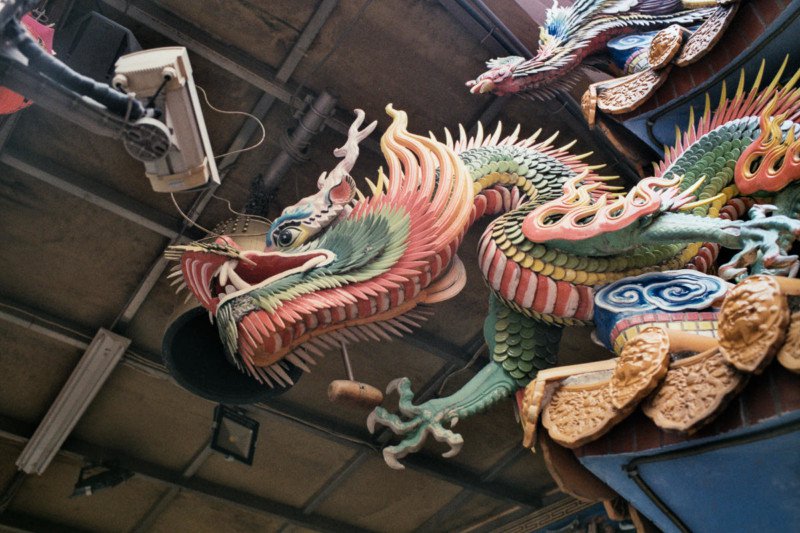 Security Dragon. Shot with Zeiss IKON ZM, 35mm Summicron and Fuji C200