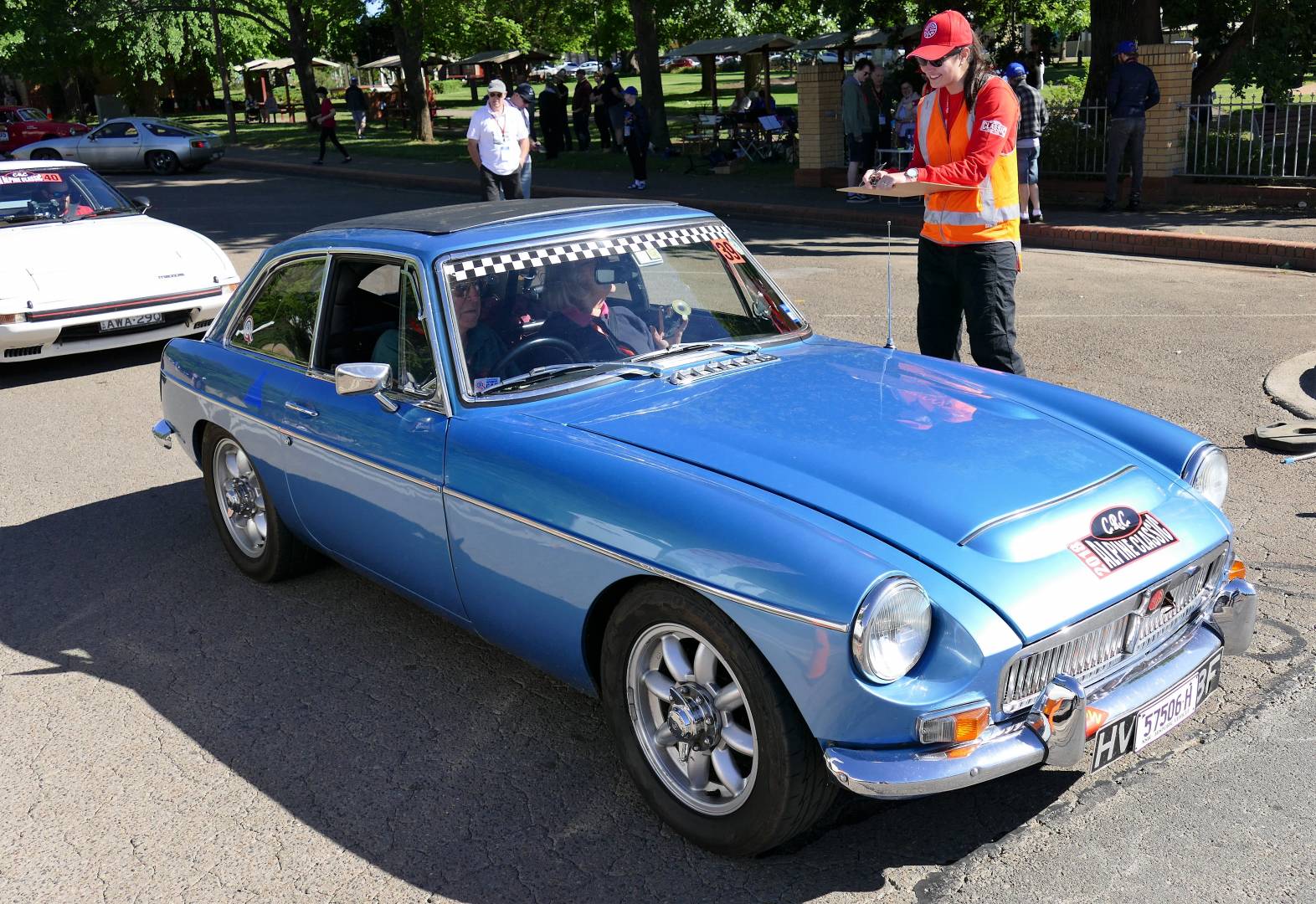 Blue 1968 MGB