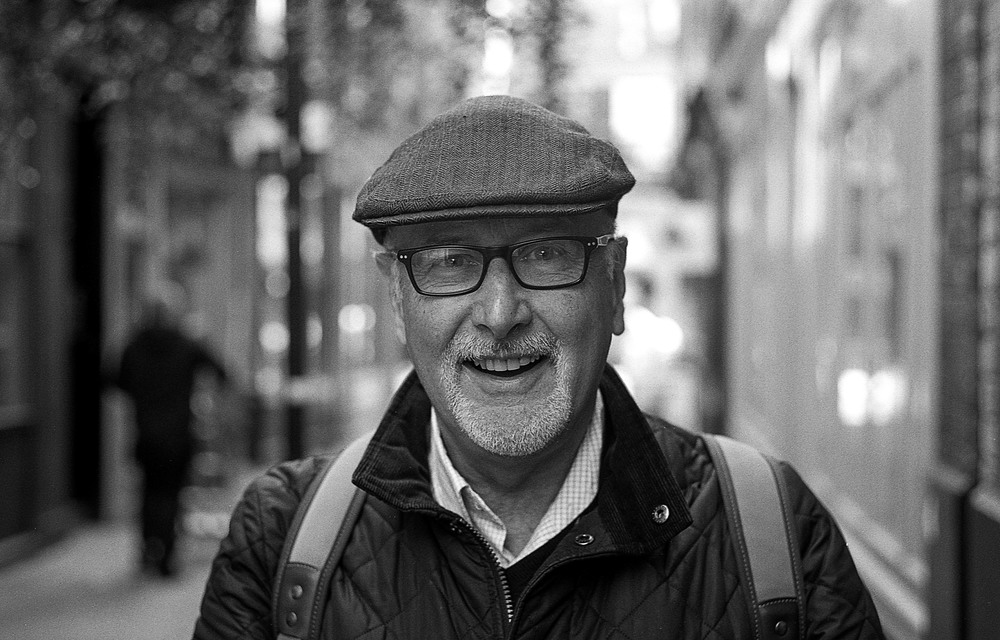 Mike in street mode, captured by Adam Lee on the demonstrator M-A we borrwed for the day from Leica in London