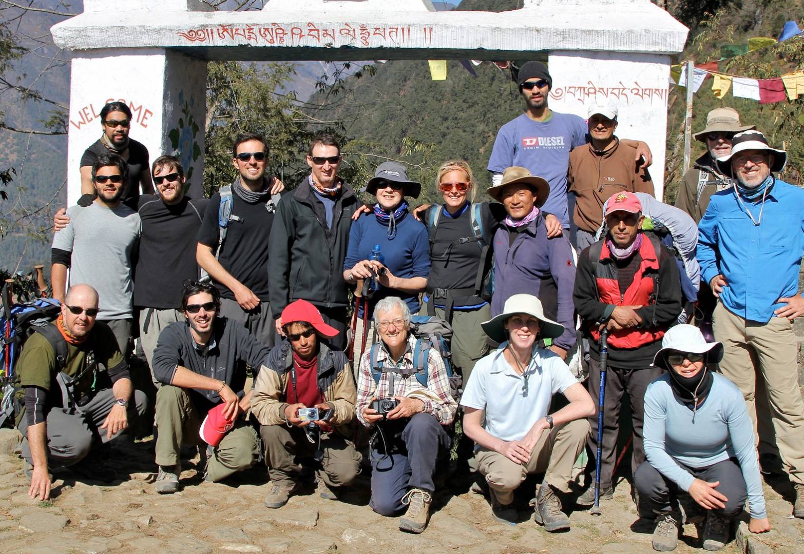 At the end everyone was happy. A quick group photo, then off for first shower for 19days, followed by a barley malt based beverage.