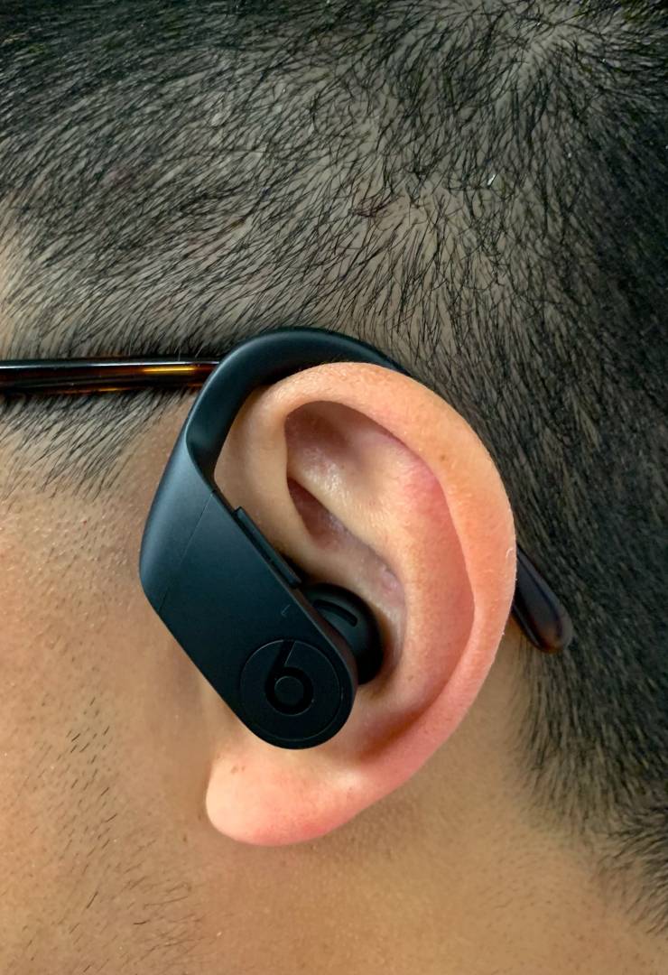 The PowerBeats Pro, unlike the Apple AirPods, are unlikely to fall out, even during strenuous activity. They are neater and less obtrusive than you would imagine and fit comfortably, even for long periods of use