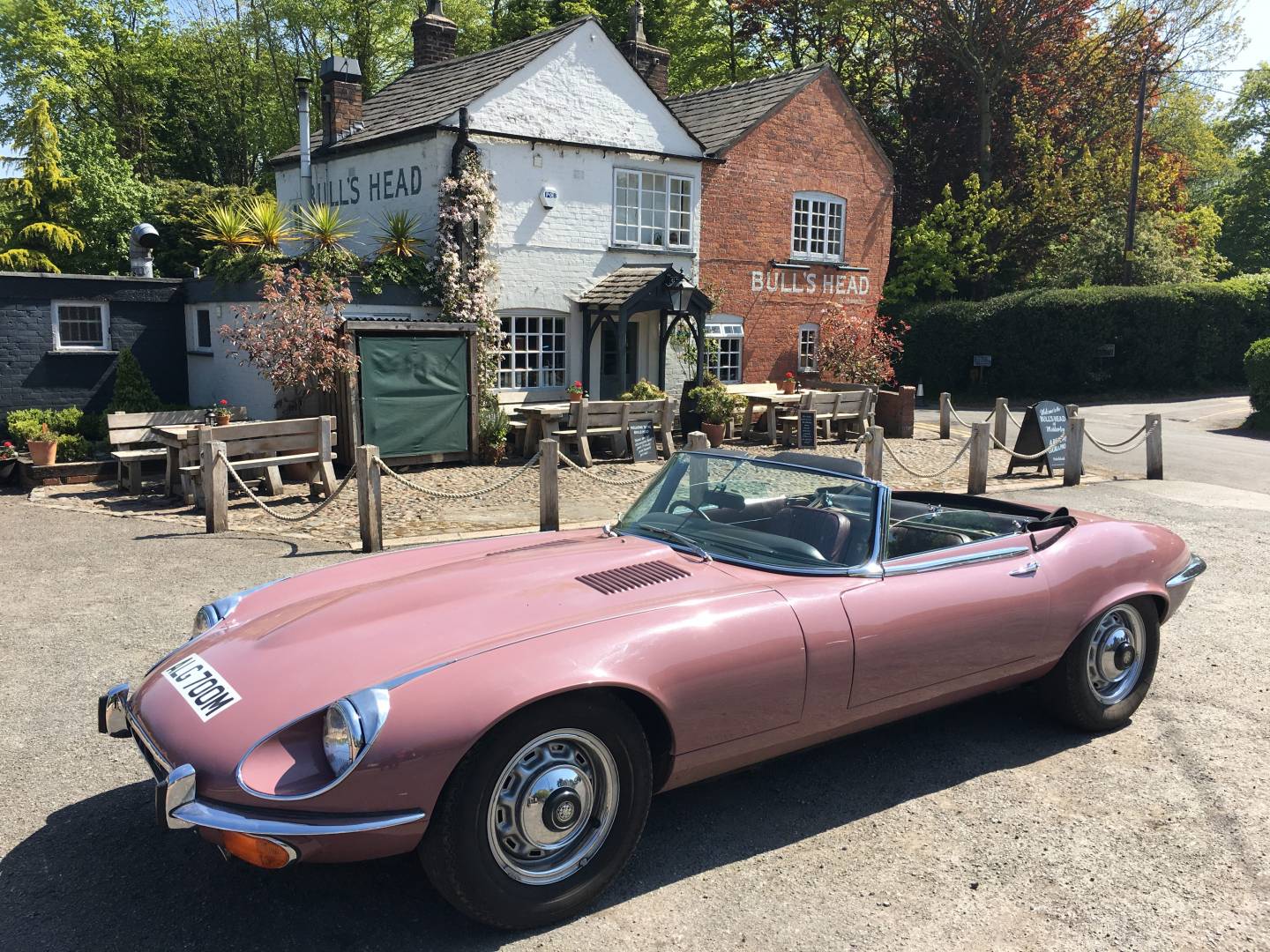 They don't make 'em like this in Ilford: Welcome to the Bull's Head at Mobberley, a restful place to be after a day's film making....