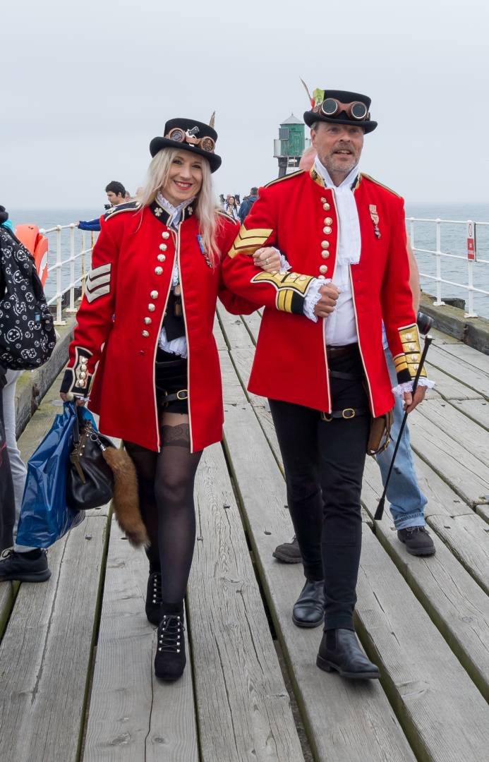 Nothing like a stroll along the promenade in all your finery