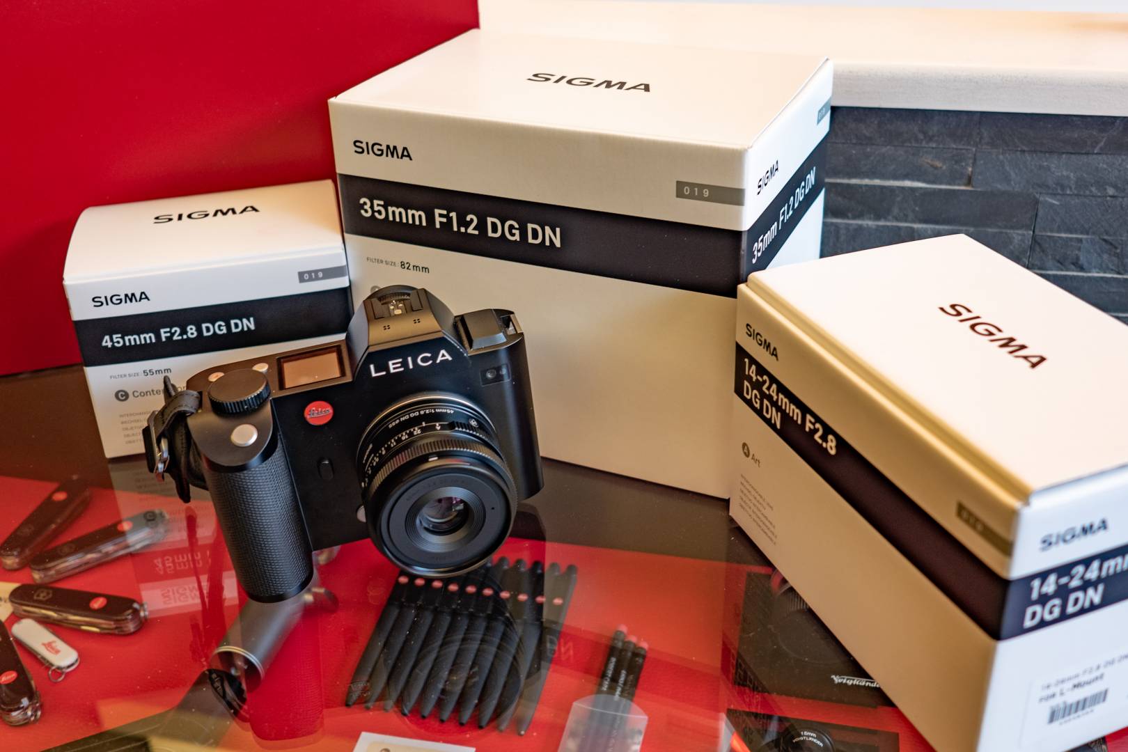 The Sigma trio now available. They will be joined by another twelve lenses during the next few months.