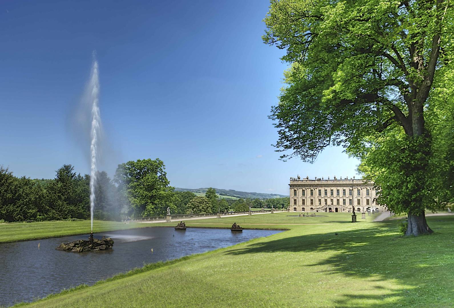 Chatsworth House, Emperor Fountain - 26th May 2017. Fujifilm XT2 - with 16mm F1.4 at 1/38s, f/11, ISO 250