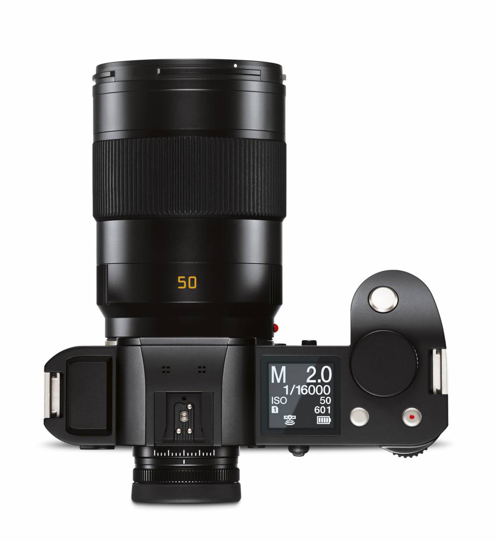 Fast High-performance professional lenses such as this 50mm Summicron-SL are much larger than an M-system equivalent such as the 50mm Summicron or APO-Summicron