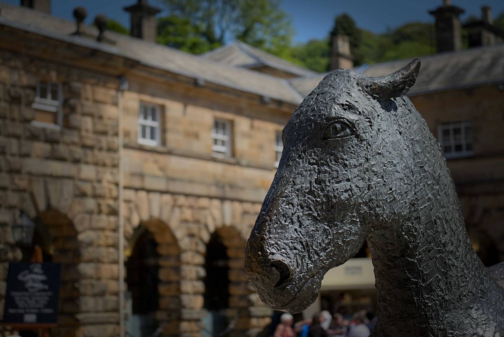 Chatsworth House - Stable Block Refreshments — 22nd May 2018. Fujifilm XT2 - with 50-140mm F2.8, at 50mm, 1/1800s. f/2.8, ISO 200