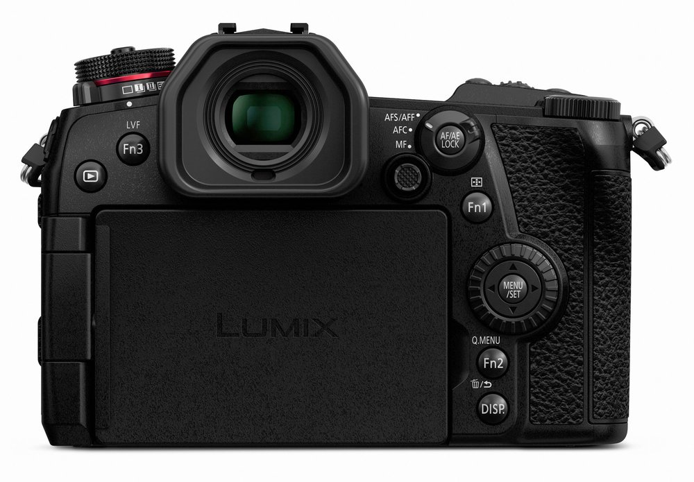 Even cameras with screens can pretend: The Panasonic Lumix G9 is one of many micro four-thirds cameras equipped with the wonderful reversing screen, an alternative to the M10-D's more radical approach. But just look at that viewfinder.