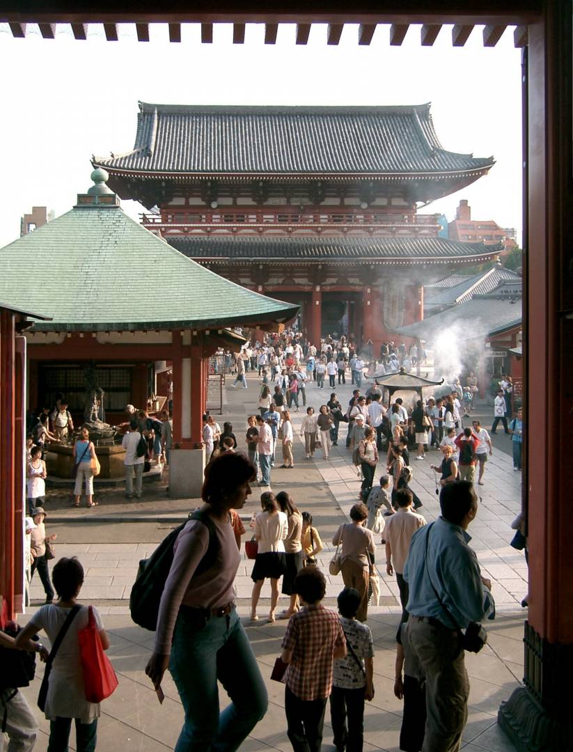 Asakusa temple Tokyo – from my first business trip, Casio QV-R40