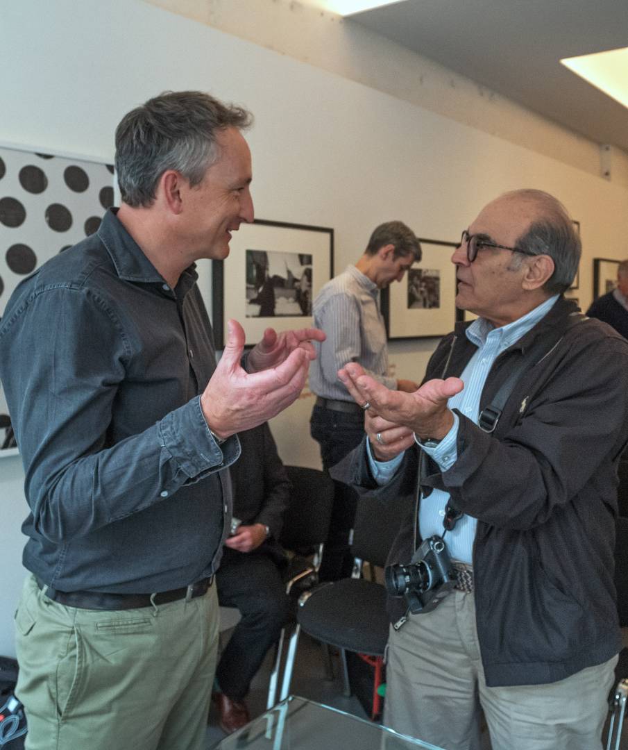 Jason Heward and TLS honorary president, David Suchet OBE