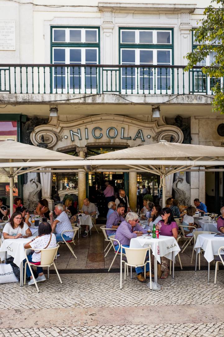 Nicola cafe. Vintage Lisbon. Close to the Madeira shop.