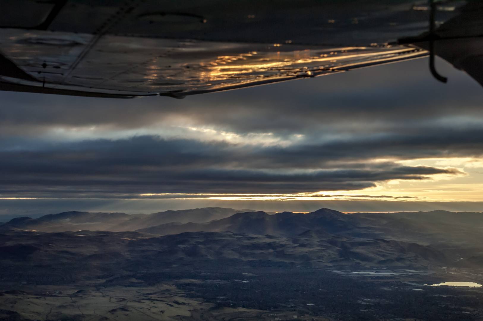 Early Morning Take off from Stead Airport, Reno – Heading to Yosemite National Park