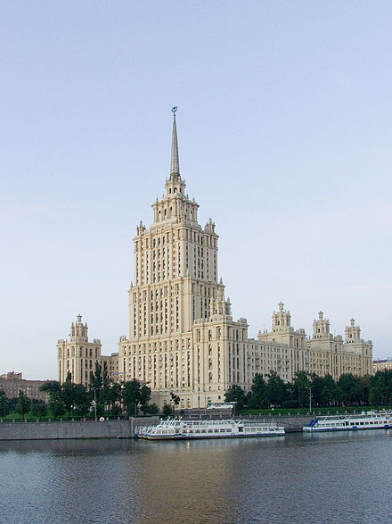 The Ukraina, a secluded retreat hotel for pesky westerners and their wallets stuffed with valuable "Valuta".(Wiki commons)