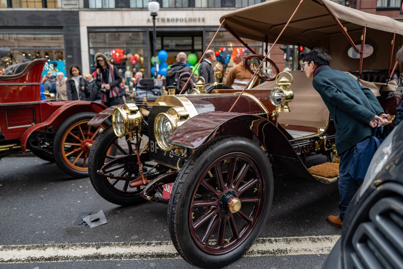 Despite the on-off rain, the crowds were out in force