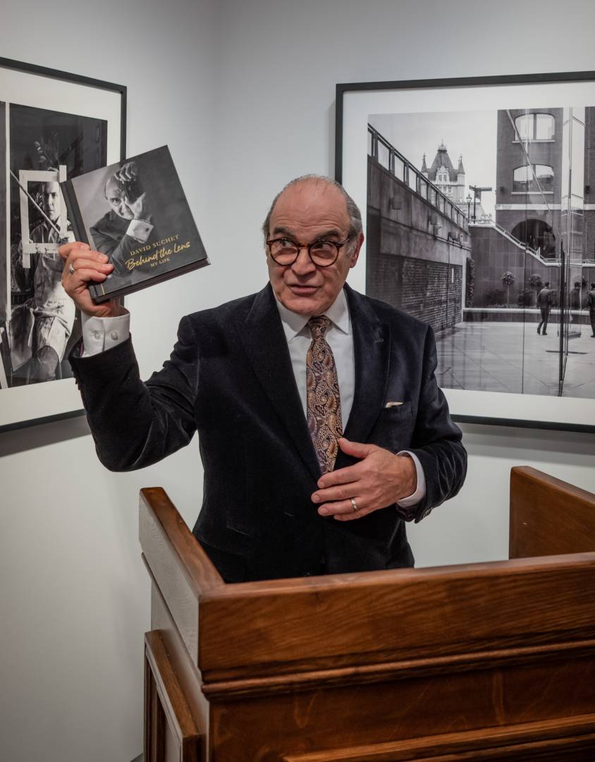 David Suchet launches his new book at the Leica Gallery (image Tony Cole)
