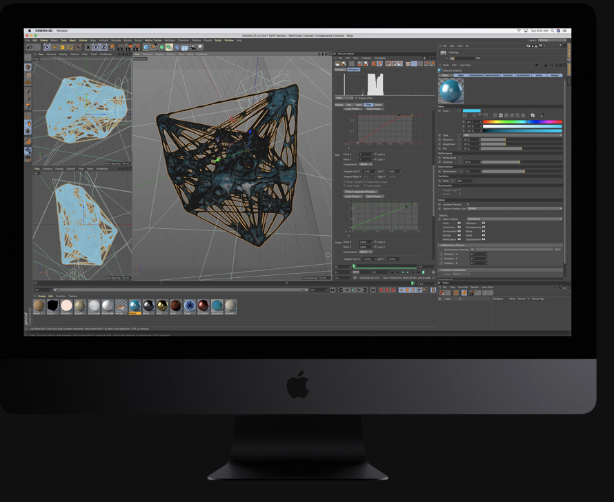 The stealthy iMac Pro can give you all the speed and computing power you need, buy at a starting price of £4,900. It's desktop but doesn't have the flexibility of separation of screen and computer. In practice, this screen will long outlive the computer half of the deal.