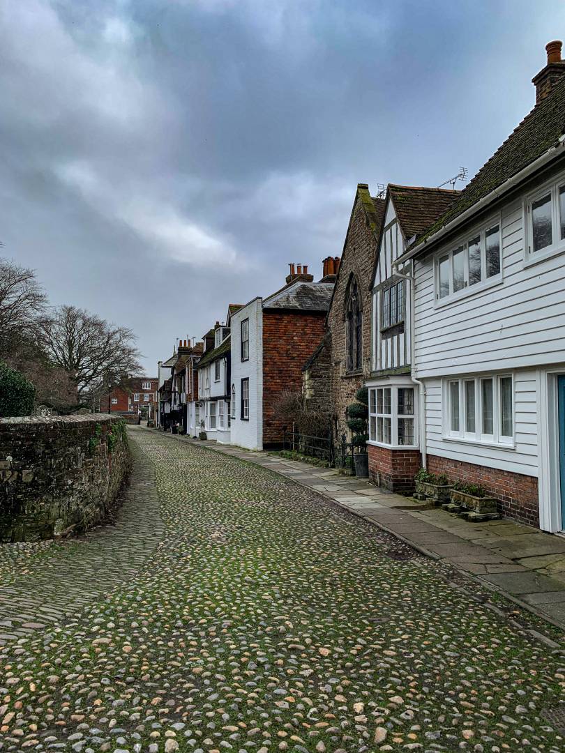 Ancient houses on Church Square, opposite the parish church of St. Mary's which itself dates back to the 11th century