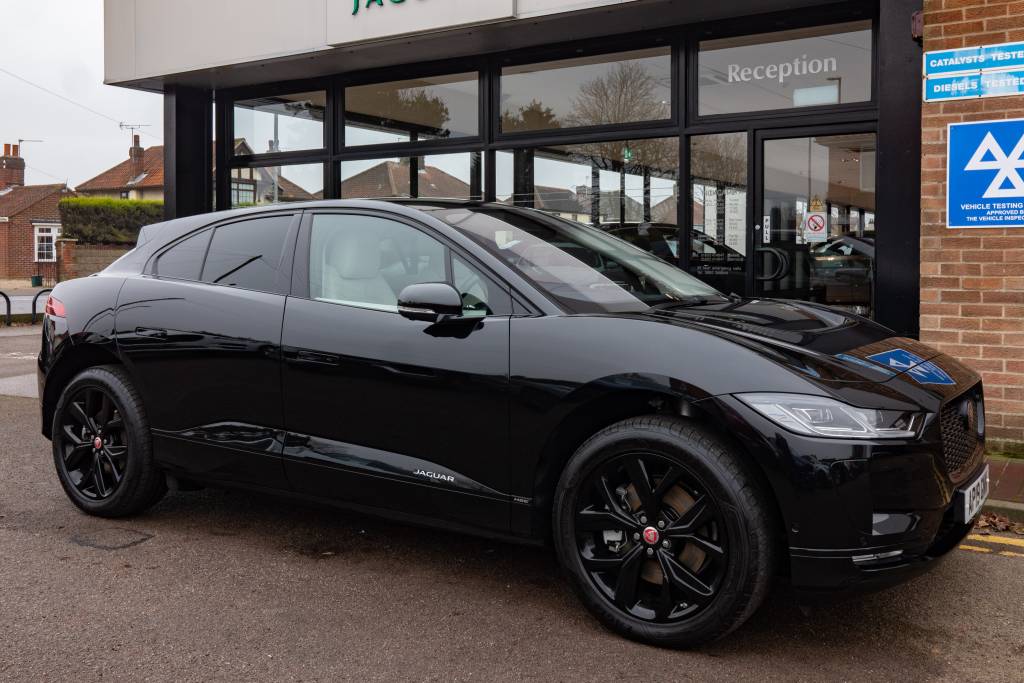 On the day of collection: The I-Pace was nine months old, with 2,800 miles on the clock -- a sensible acquisition with a chunk of depreciation already written off.
