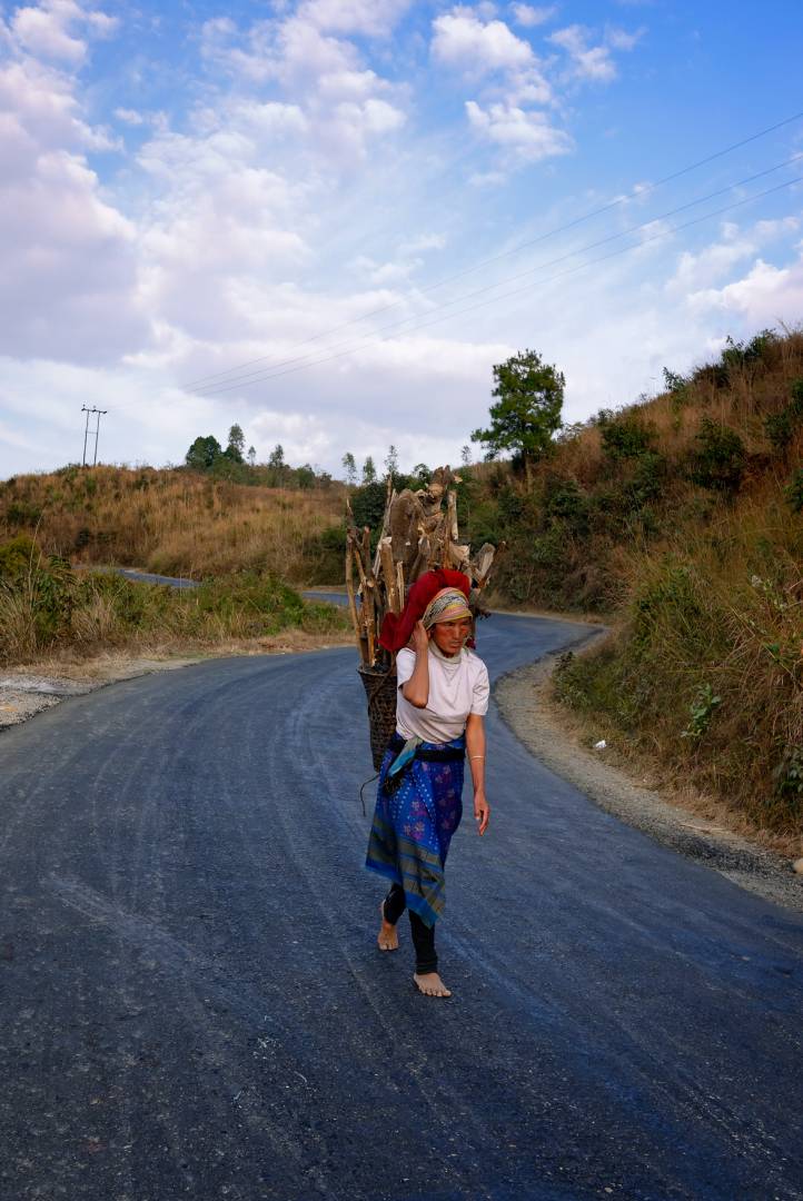 The road the Japanese Army used, in June 1944, to advance toward Imphal.