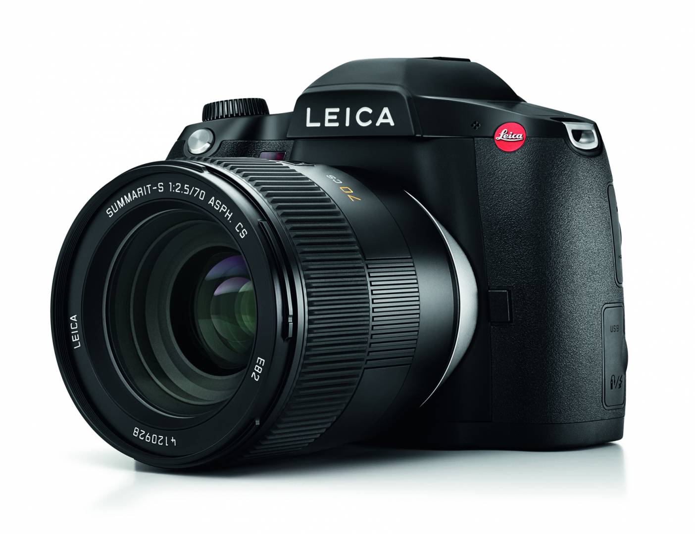 The new Leica S3 with the "standard view" 70mm Summarit-S ASPH (image Leica Camera AG)