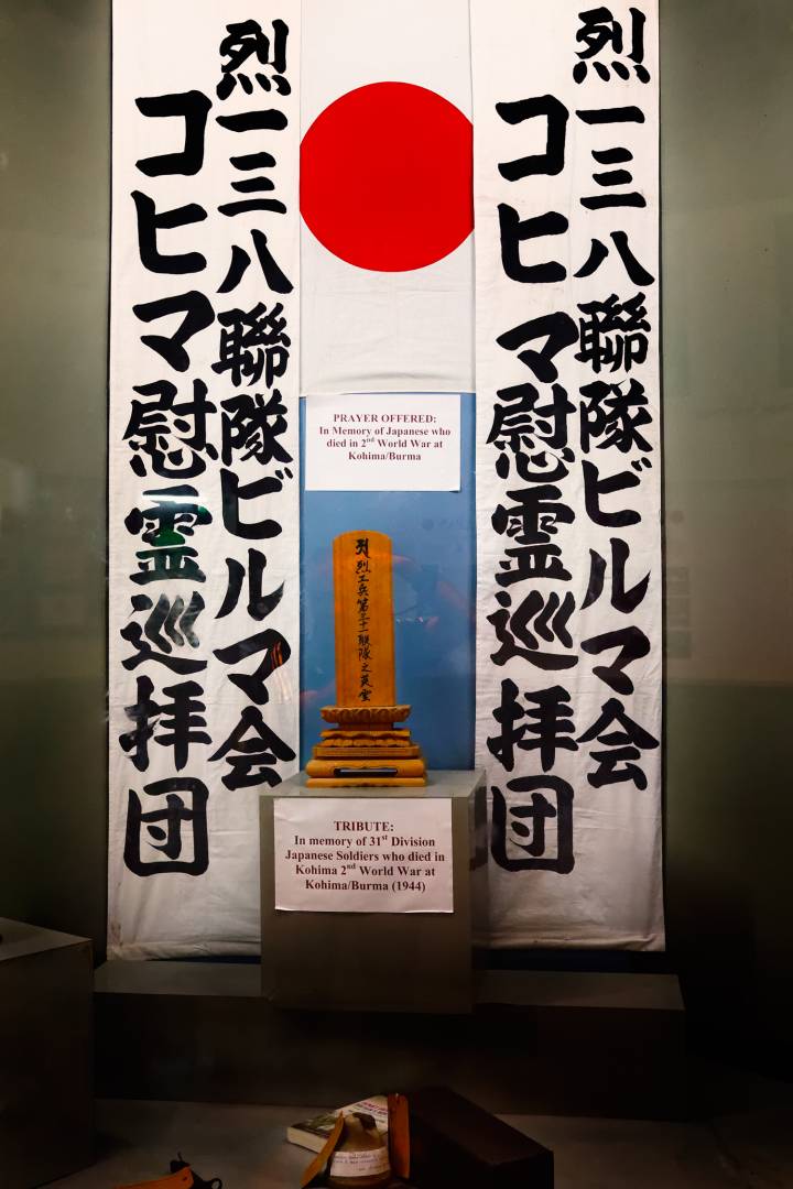 A prayer In memory of the Japanese soldiers of 31 Division who died in the Battle of Kohima, 1944.