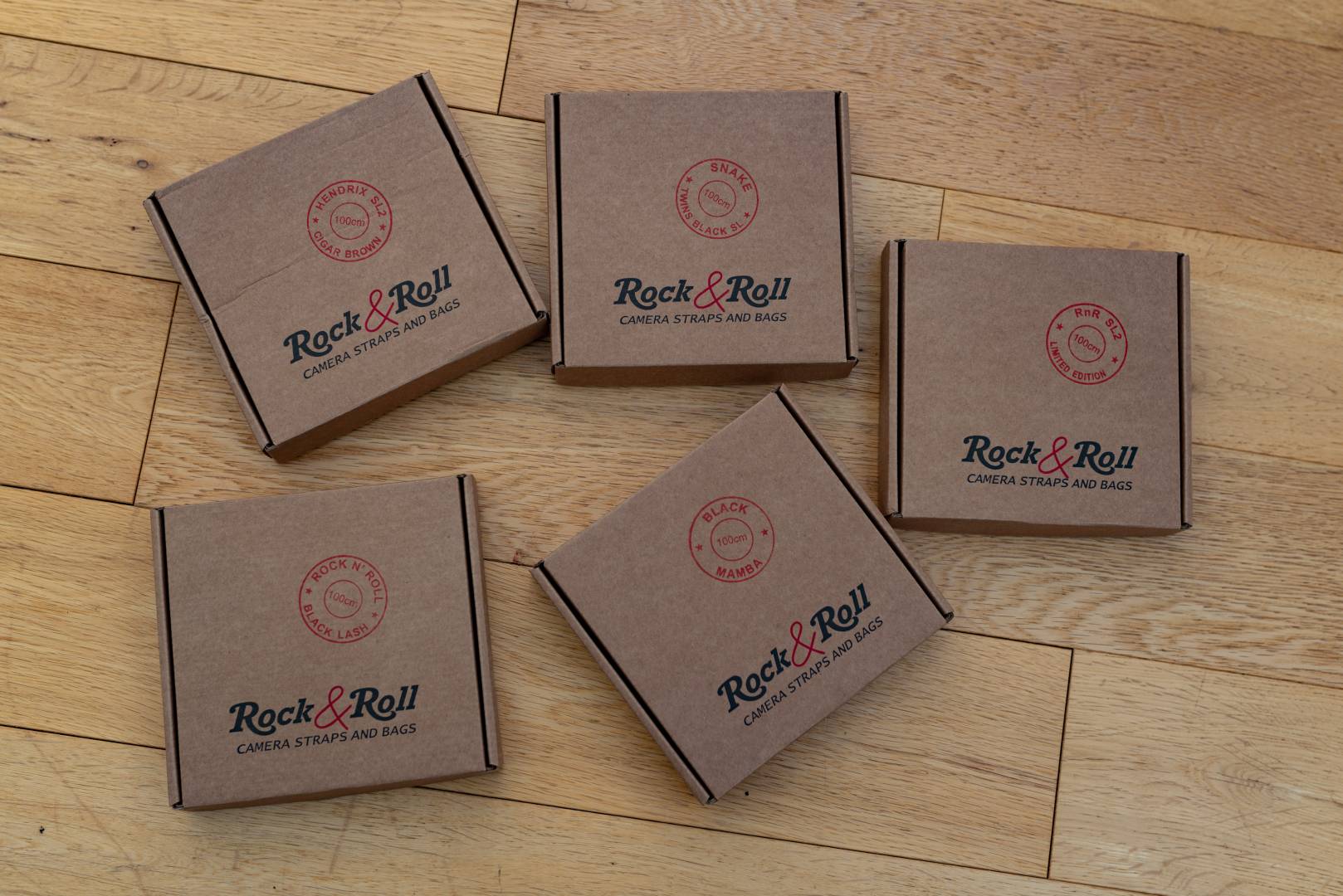 Every Rock & Roll strap comes individually boxed