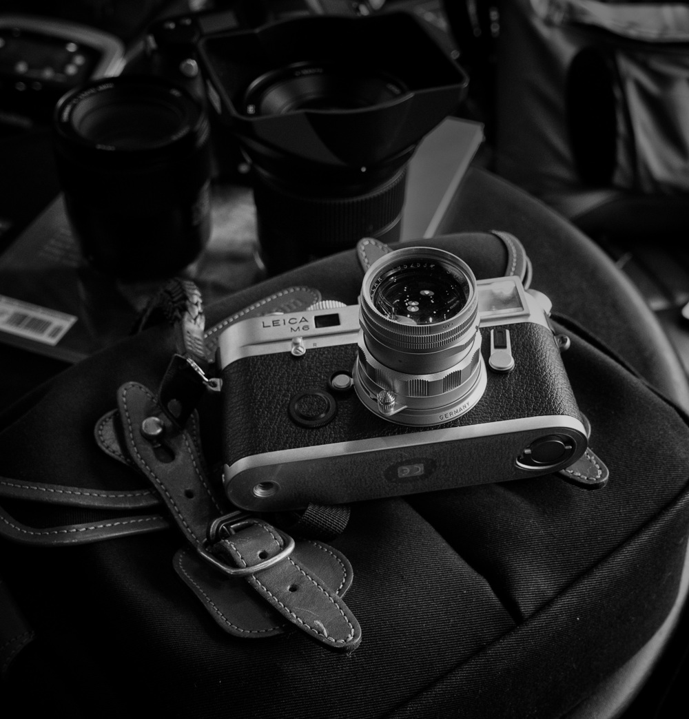 Leica M6 TTL was the successor to the M6 and offered enhanced flash capabilities and is my favourite M film camera. Shown here with an early '60s 50mm rigid (ie, non extending) Summicron. This combo is outside the price range of this article – with the lens it would cost up to £3,000. But the earlier M6 offers much better value and is probably the one to go for (Image Mike Evans)