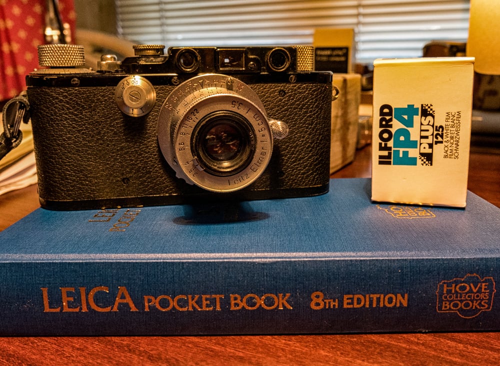 A good start: This 1935 Leica III will cost less than £500 and the classic 5cm Elmar is a perfect complement. All you need is a roll of film and a comprehensive reference book.
