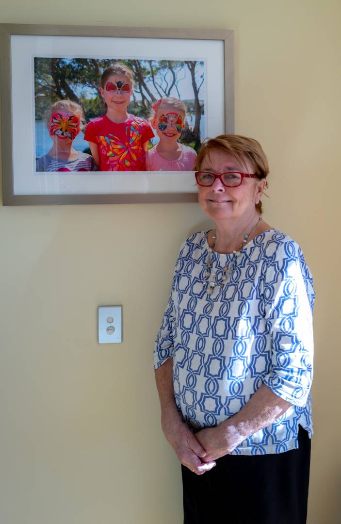 The new photo and the curator, my wife Val