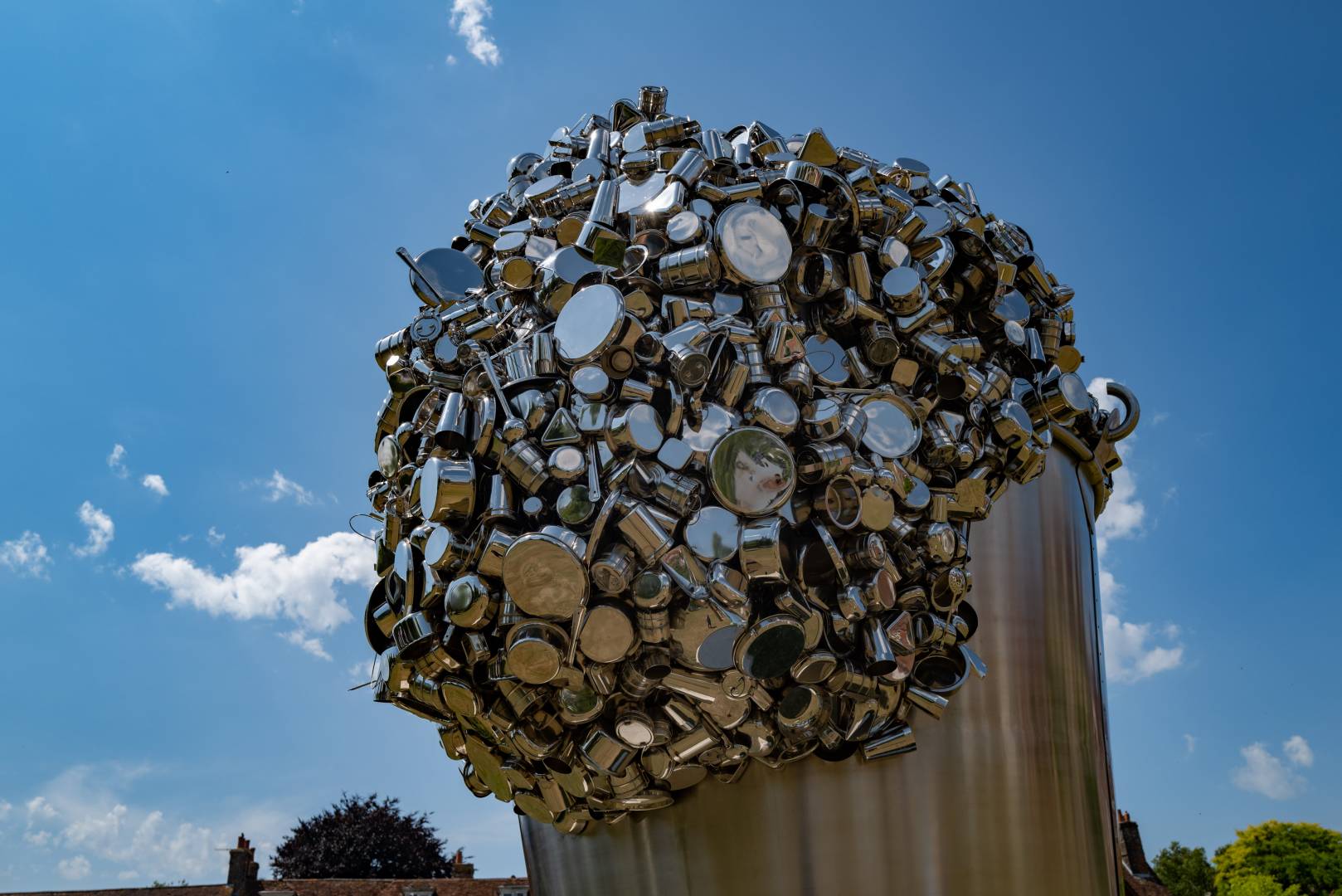 When Soak Becomes Spill by Subodh Gupta, 2008