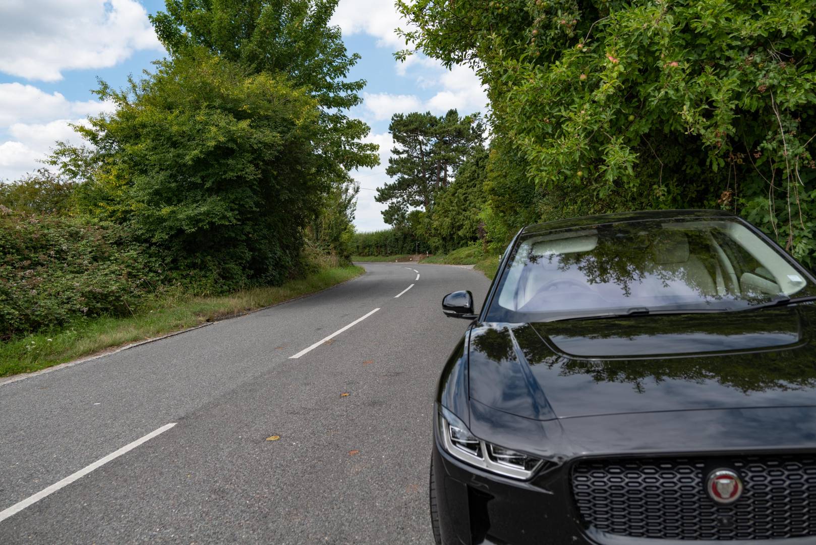 The call of the open road. As lockdown ends, the I-Pace (now called Oskar) comes into his own again