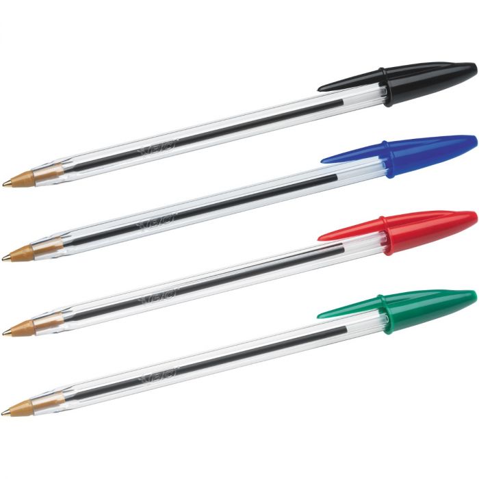 The BIC Cristal Original, which now costs £1.59. When it was launched in late 1950 it cost one shilling here in the UK. That's 5p, equivalent to £1.73. Who would have thought it? (Image: BIC)