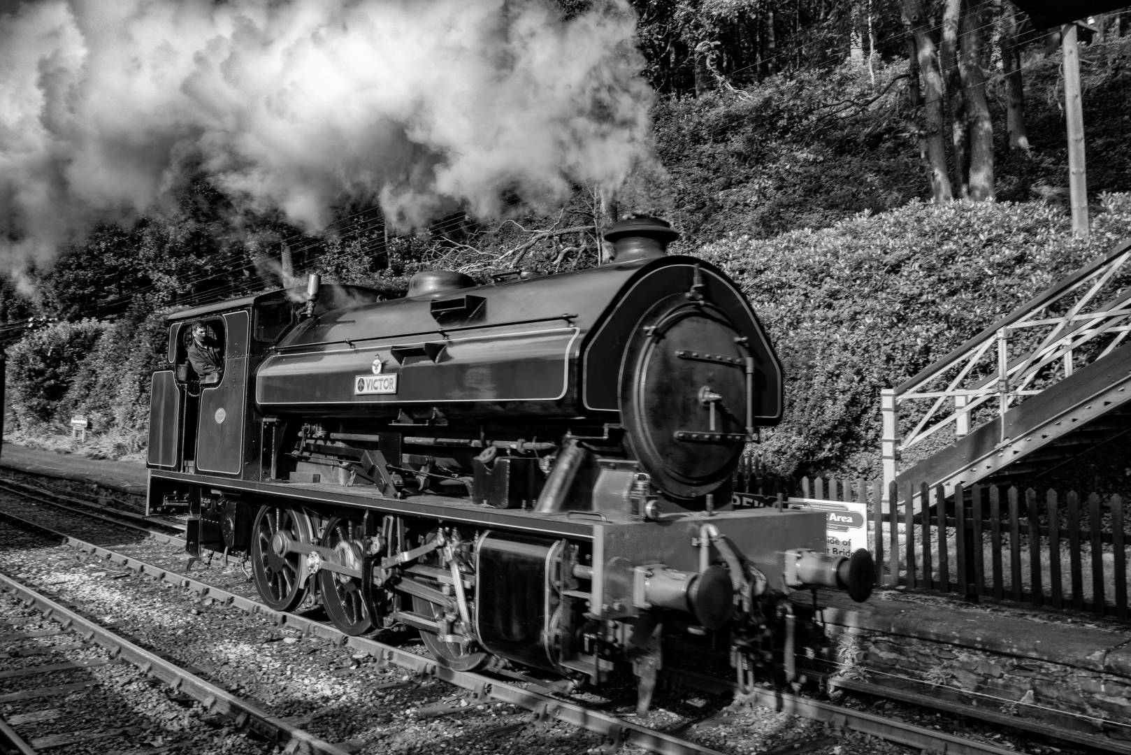 Victor the tank engine under steam: Not what I remembered from my childhood