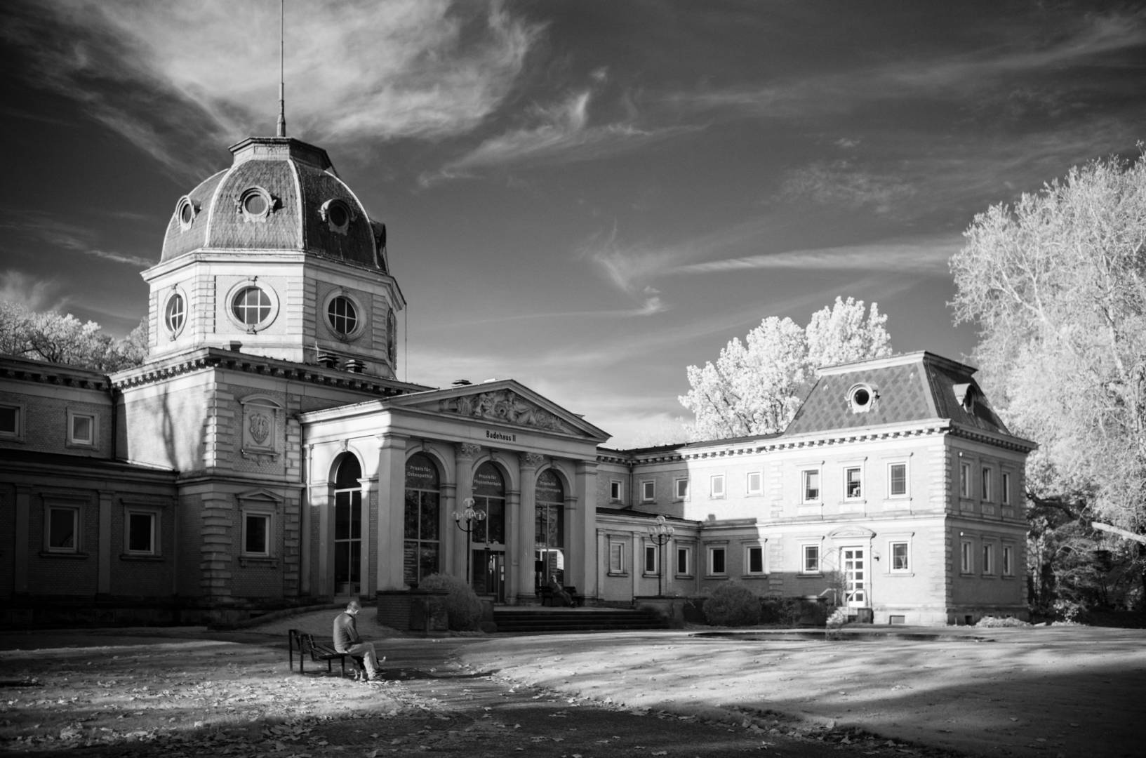Badehaus II in Bad Oeynhausen. Leica M10-M with 35mm Summilux 1/125s f/2.8 ISO 3200 Infrared Filter 715