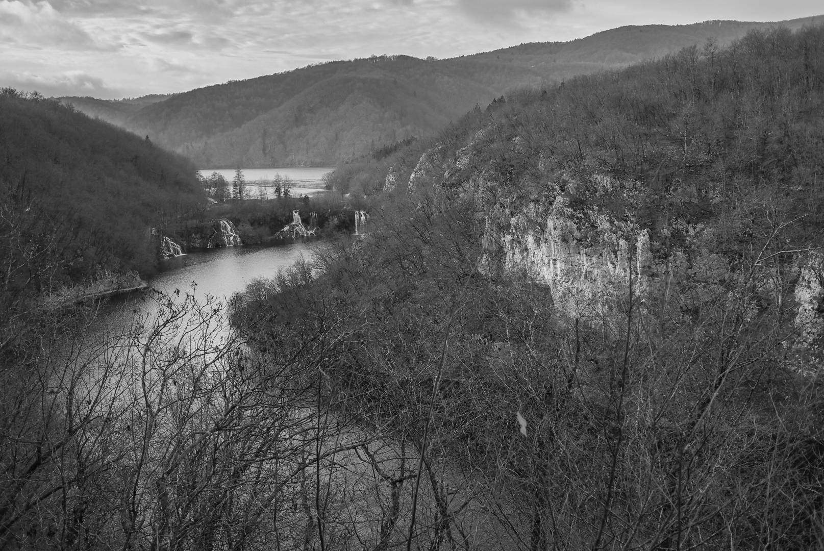 Milanovac Lake from the east side. X1