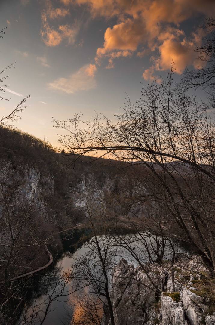Evening light, Kaluderovac Lake