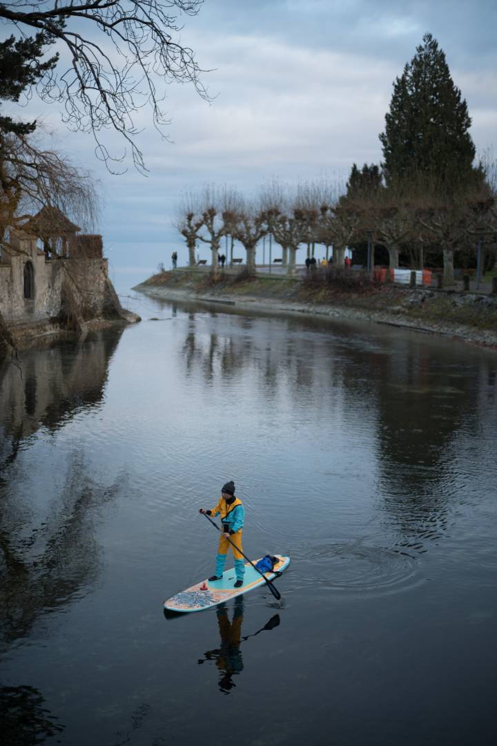 Why not? Stand-up paddling in December, Konica Lens on Leica SL, used with Novoflex LET/LEM adaptor. Konica M-Hexanon on Leica SL.
