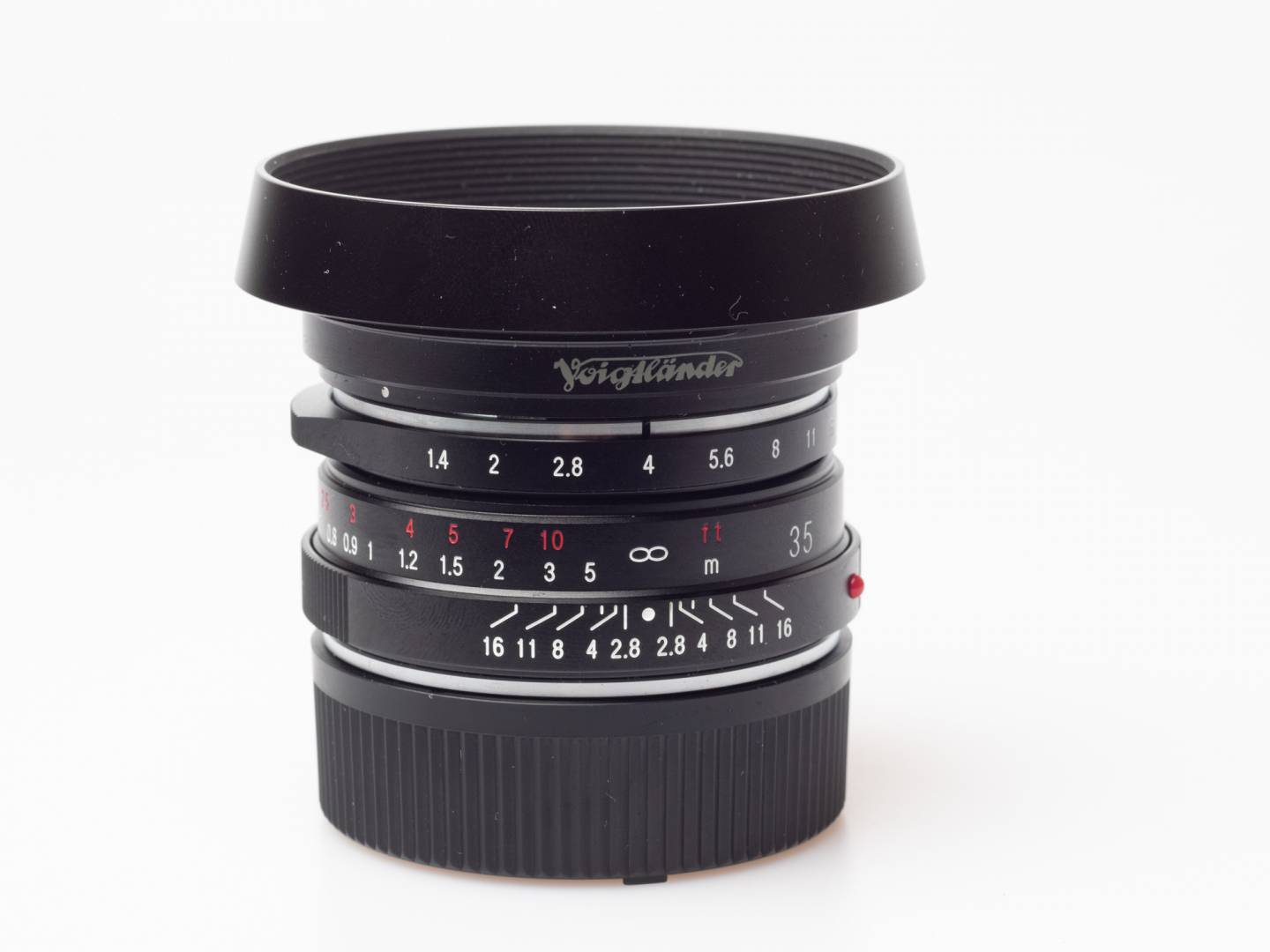 The beautiful hood also fits many Zeiss lenses.