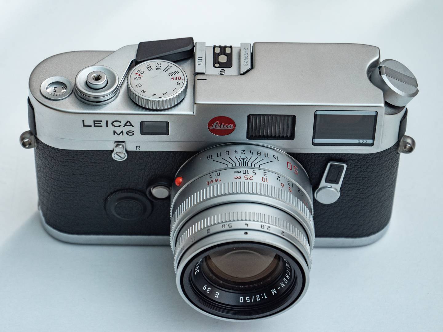 The author's mint-condition Leica M6 TTL bought at the Bievres photo fair in 2015, seen here with contemporary silver 50mm Summicron. Have prices of used cameras now risen to the point where it would be worth Leica's while to reintroduce the M6?