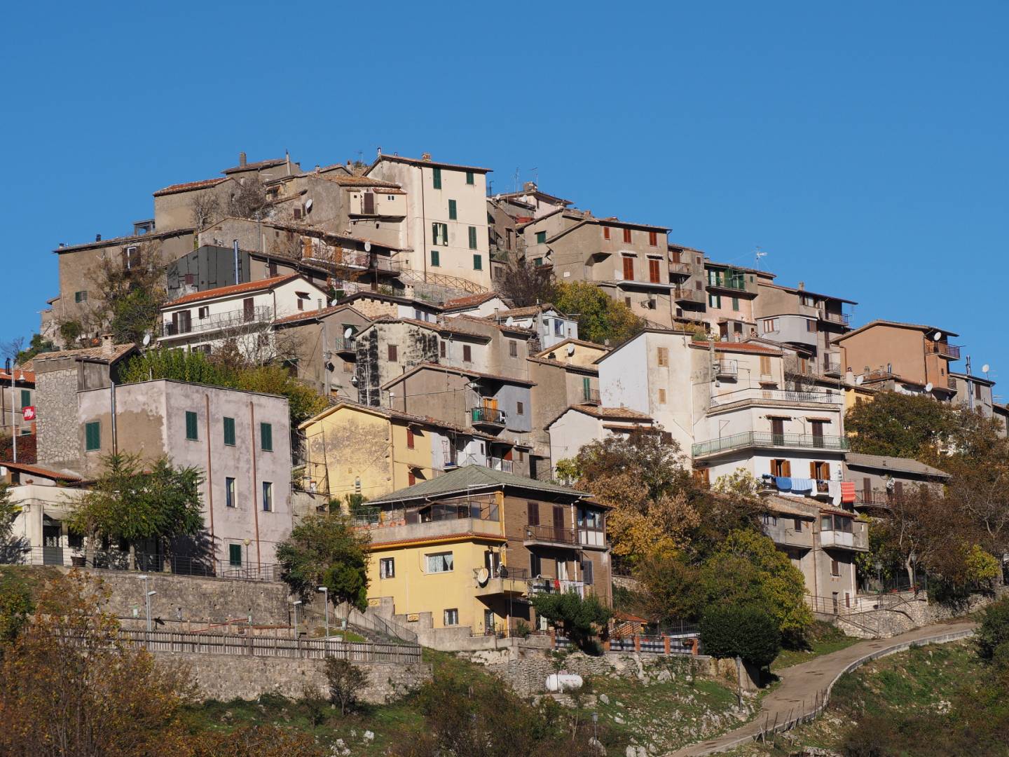 The village of Saracinesco has a unique history involving Arab pirates