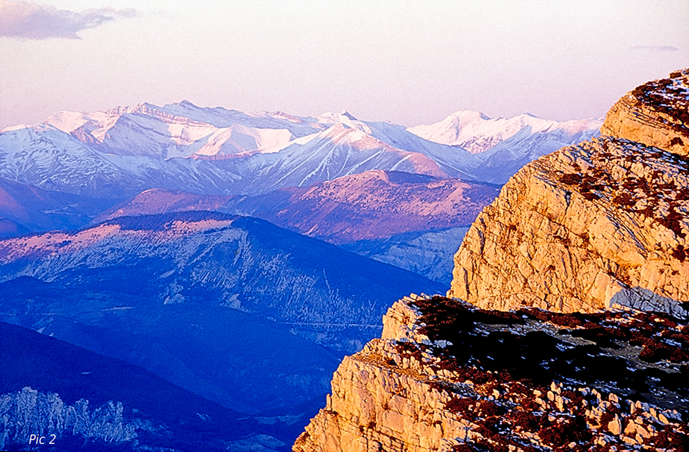 Haute Provence (Used on the front cover) “From beyond the hills came the call of the unknown ....”