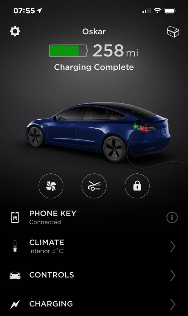 Tesla model 3 full charge miles hotsell
